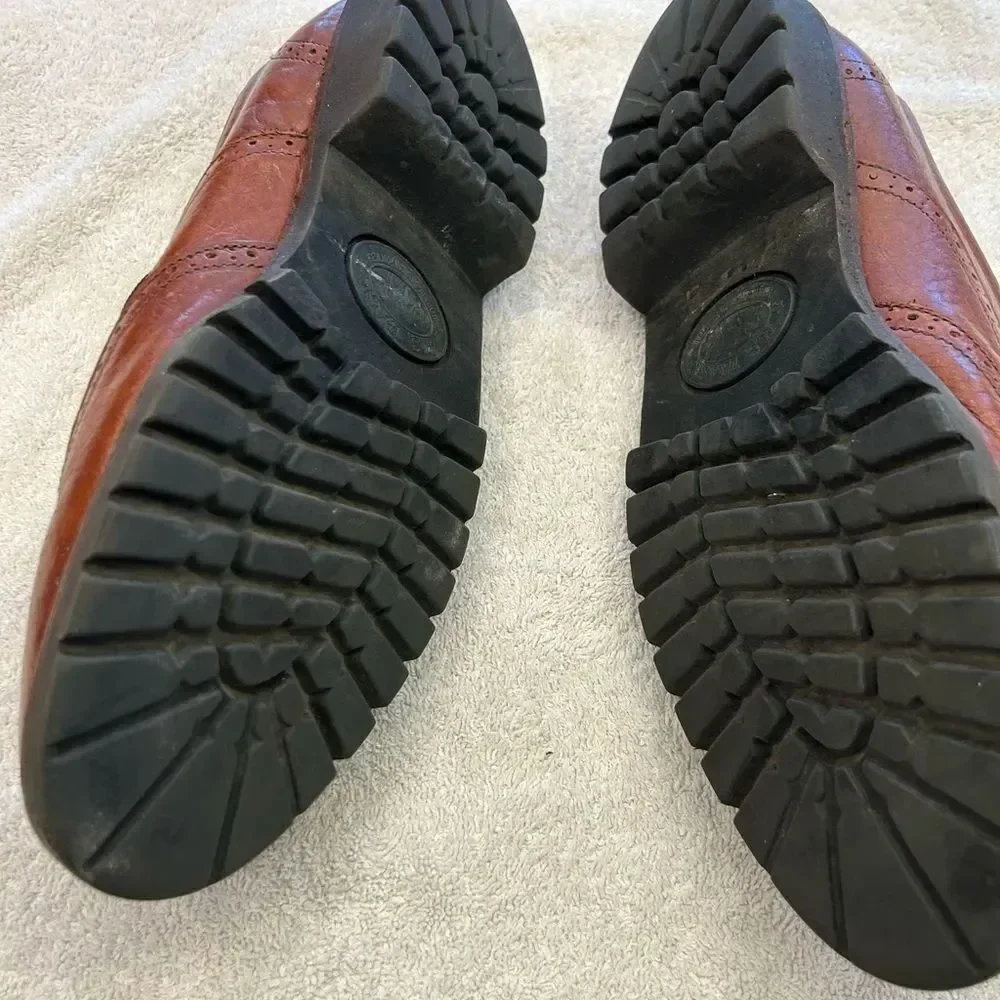 Elegant Brown Leather Derby Shoes